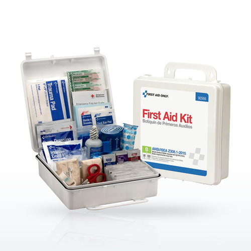 First Aid Only 50 Person Bulk First Aid Kit, ANSI B, Type III, Weatherproof