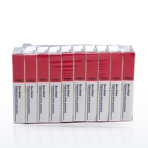 First Aid Only AN404-10 Antiseptics & Ointments, Burn Gel Packets