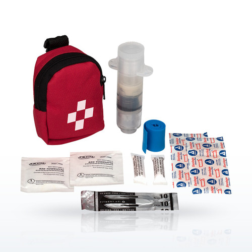 First Aid Only 3027 Clip-On First Aid Snake Bite Kit, 9 Pieces