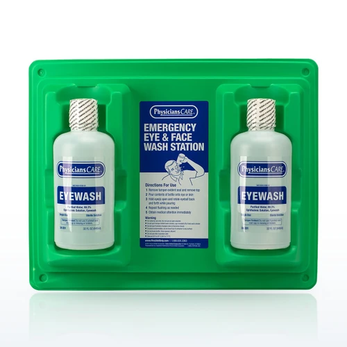 First Aid Only 24-300 Eyewash Station, Double 32 oz, Case of 6