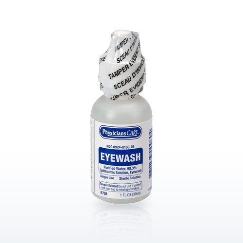 First Aid Only K708 Eyewash Stations, 1oz, Case of 144