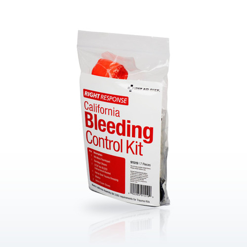 First Aid Only 91519 Bleeding Control Kit CA Plastic Bag