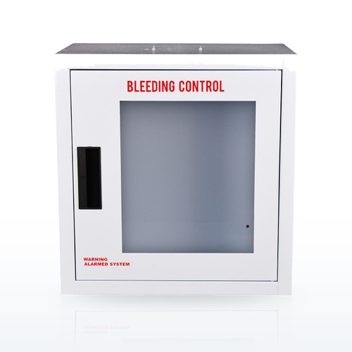 First Aid Only 91542 Bleeding Control Large Empty Cabinet, with Alarm
