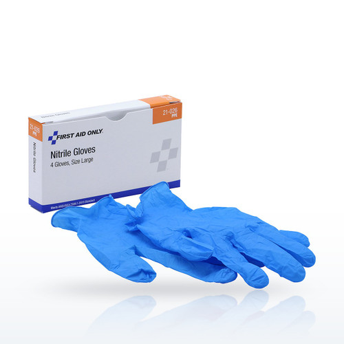 First Aid Only 21-026 First Aid Supplies & Instruments, Nitrile Exam Gloves