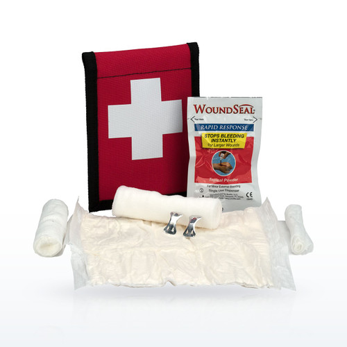 First Aid Only Climber's First Aid Kit with Hema-Seal Dressing, Woundseal