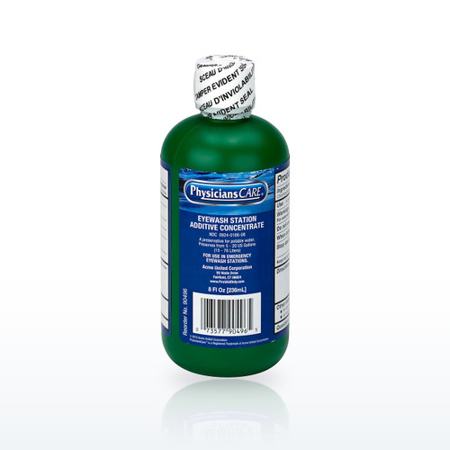 First Aid Only 90496 Eyewash Stations, Eyewash Additive, 8 oz. Bottle