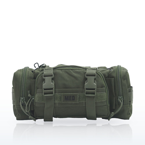 First Aid Only Rapid Response Advanced Bag with Bleeding Control - Olive Drab