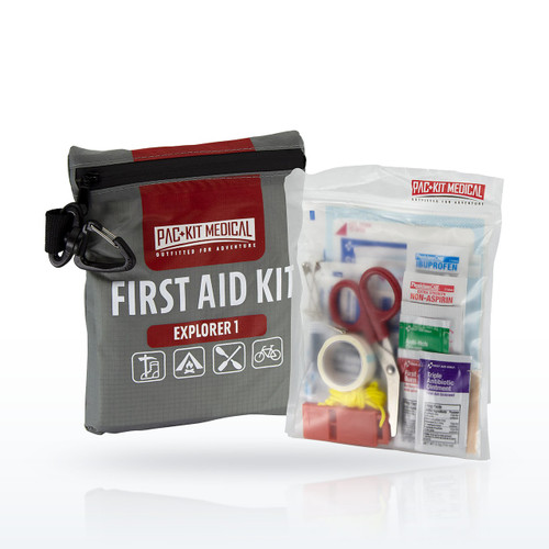 First Aid Only Small Explorer Watertight First Aid Kit, 67 Pieces