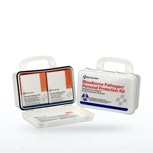 First Aid Only FAO-3060 Sorbent Kits, Small Plastic Blood Borne Pathogen Kit