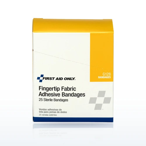 First Aid Only Bandages & Dressings, Heavy Woven Fingertip Bandages