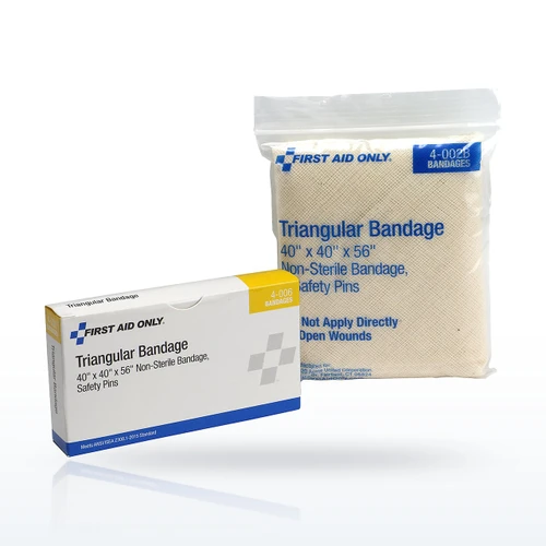 First Aid Only 4-006 Bandages & Dressings, Triangular Bandage, 40 x 40 x 56