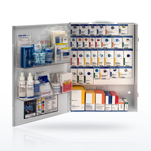 First Aid Only 90831 First Aid Cabinets & Stations, 150 Person XL Metal