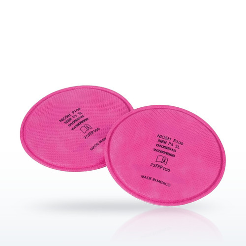 Flexible, Low Proﬁle P100 Filter (2/pk), 75FFP100