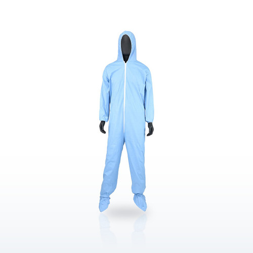FR™ Posi-Wear Flame Resistant Coverall Hood, Boot, Elastic Wrist & Ankle, 80 gsm