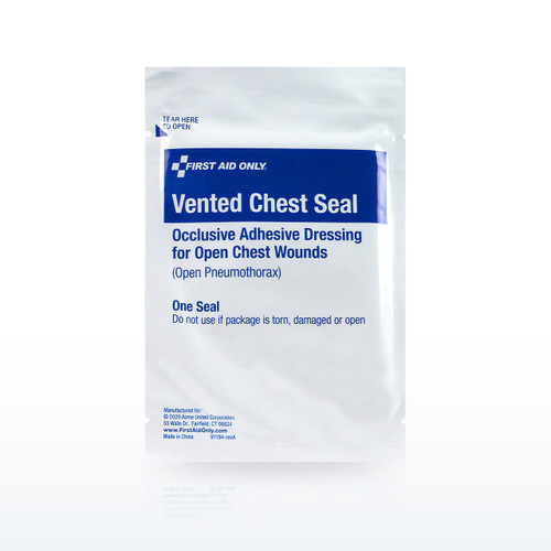 First Aid Only Vented Chest Seal