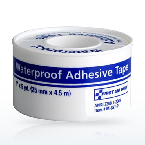 First Aid Only Waterproof First Aid Tape, 1" wide