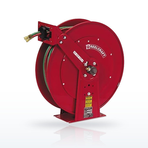 Gas Welding Hose Reel, 1/4 in x 100 ft