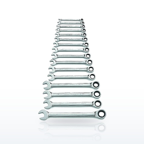 GEARWRENCH 9416 16 Pc. Combination Ratcheting Wrench Sets, Metric