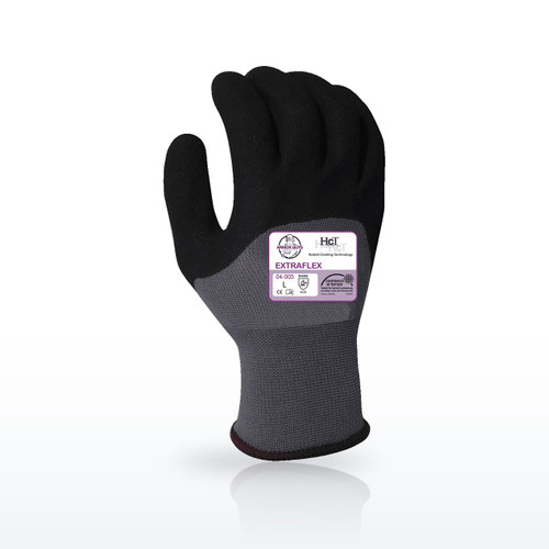 Armor Guys 04-005 Coated Gloves, 15g ExtraFlex Gray Nylon Glove Liner, Dots