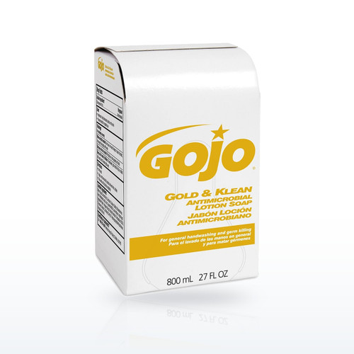 Gojo Gold and Klean Antimicrobial Lotion Soap Refill - 800 ml