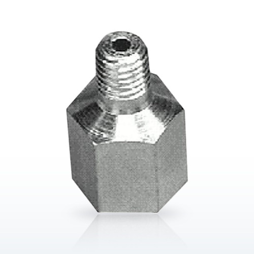Grease Fitting Adapter, Straight, 0.88 in, Male/Female, 1/4 in