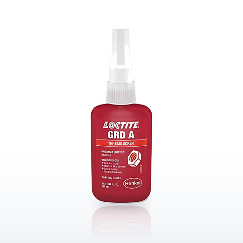 Loctite 195899 Grade A Threadlocker, 50 mL, Red
