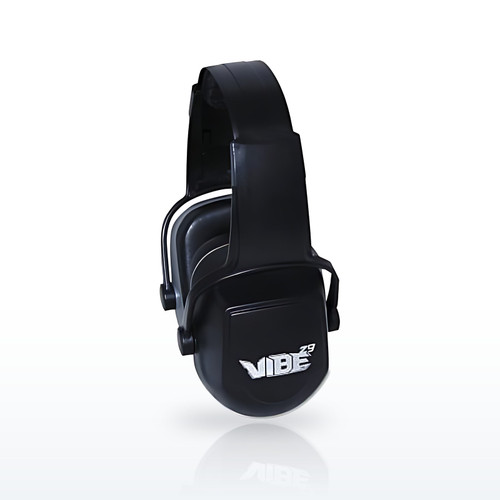 H70 VIBE Earmuff, 29 dB NRR, Black, Over-the-Head