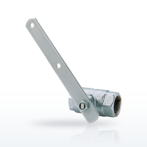 Haws Stay-Open Shower Ball Valve, 1 in NPT