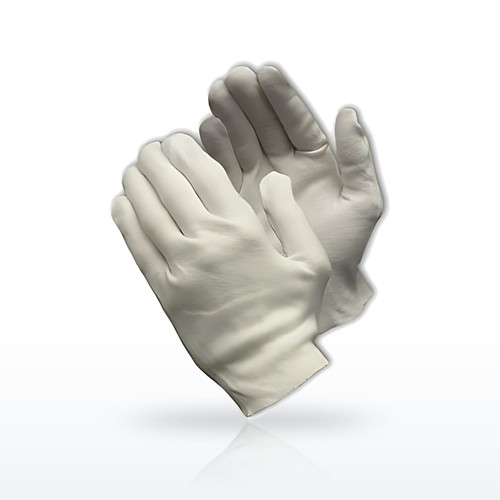 CleanTeam 97-541 Cleanroom Gloves, Heavy Weight Cotton Lisle Inspection Glove