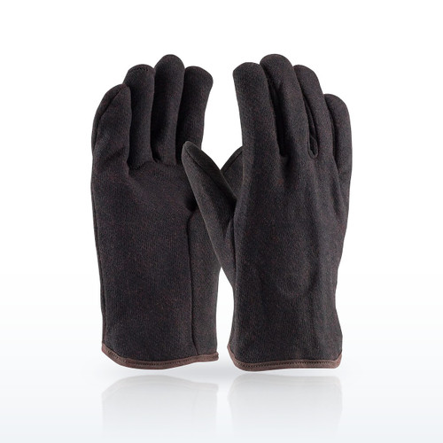Heavy Weight Cotton Jersey Glove with Red Fleece Lining - Open Cuff, 755C