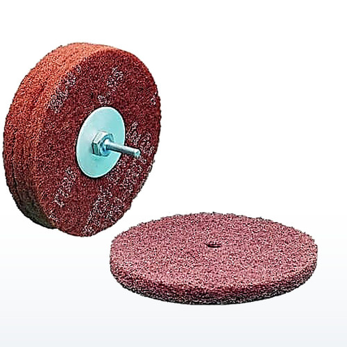 High Strength Disc, 6 in x 1/2 in, Very Fine, Aluminum Oxide, 4000 rpm, Maroon