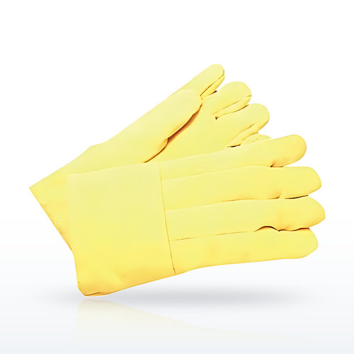 High Heat Wool-Lined Kevlar® Gloves, Large, Yellow