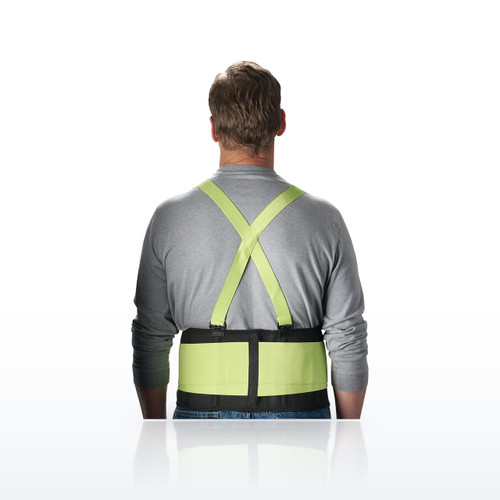 High Visibility Lime Yellow Back Support Belt, 290-550