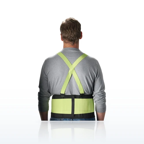 PIP 290-550 High Visibility Lime Yellow Back Support Belt