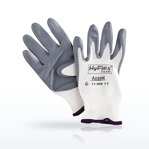 HyFlex 1033 Foam Nitrile Coated Gloves, ANSI A1