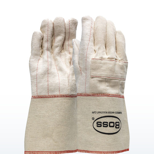 Boss 1BC40721 High Heat Gloves, Heavy Weight Cotton Hot Mill Glove, 30 oz