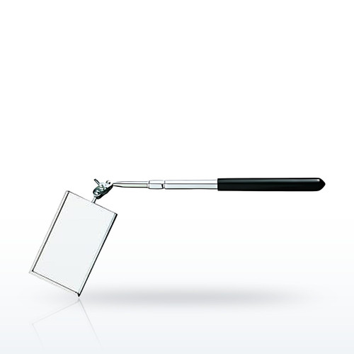Inspection Mirror, 3-1/2 in x 2 in, 11-1/2 in to 16 in L