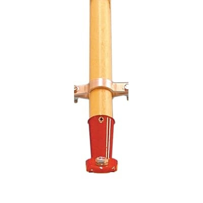 Magnolia Brush D60 Brush & Broom Handles, Iron Connector Handle, Hardwood/Metal