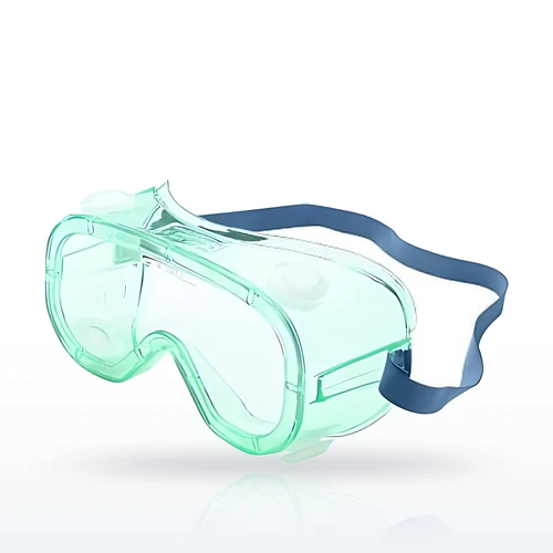 UVEX A610S Safety Goggles, Indirect Vent Goggle, Green Frame and Clear Lens