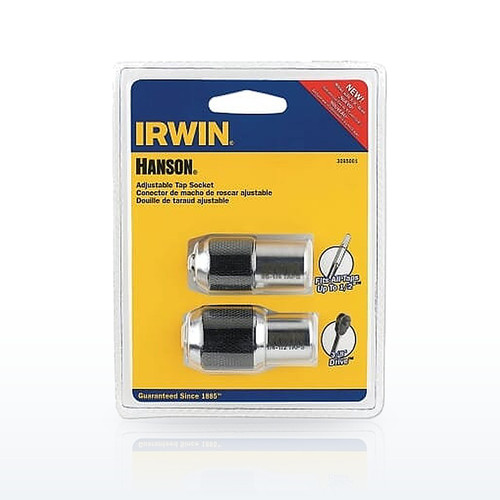 Irwin Hanson 3095001 2 Pc Adjustable Tap Socket Sets, 3/8 in Drive