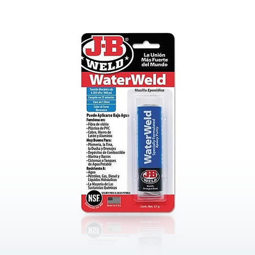J-B Weld Water Weld Compound 2 oz Tube, Off White