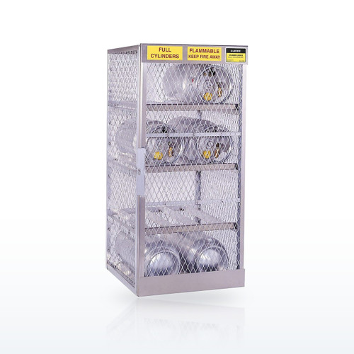 Justrite Aluminum Gas Cylinder Storage Locker