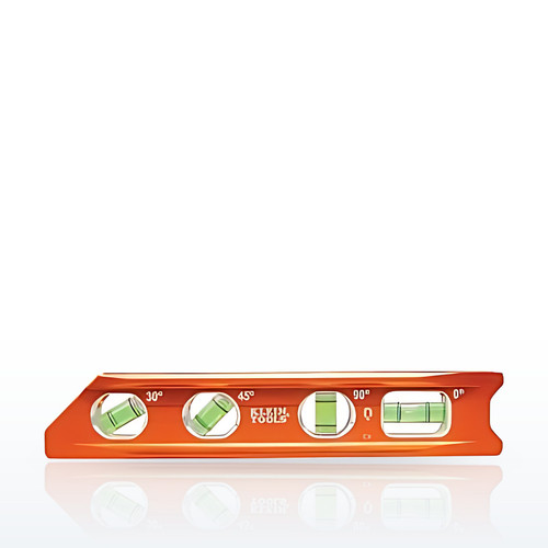 Klein Tools 935RB Torpedo Billet Levels, 8 in, 4 Vials