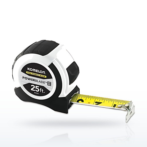 Komelon USA Powerblade II Tape Measure, 1.06 in x 25 ft, SAE