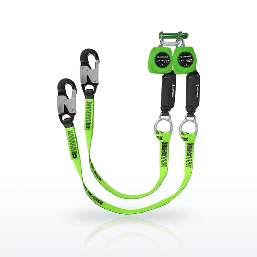Safewaze 021-5278 Latitude Self-Retracting Lifelines, Latitude Tie-Back 6' Dual