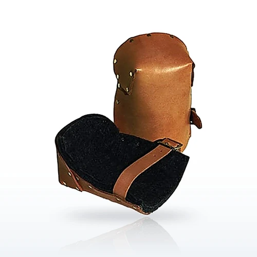 Alta 30903 Leather Pro Knee Pad, Strap/Buckle, Russet