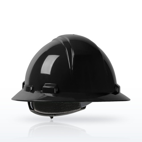 Kilimanjaro™ Full Brim Hard Hat with HDPE Shell, 4-Point Textile Suspension and