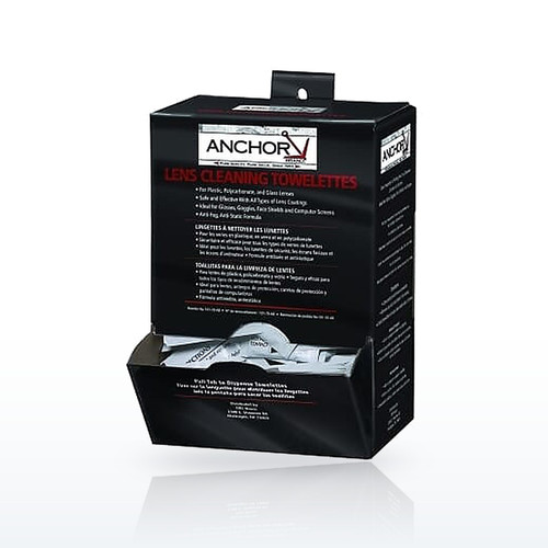 Lens Cleaning Towelette Dispenser, 100 per Box
