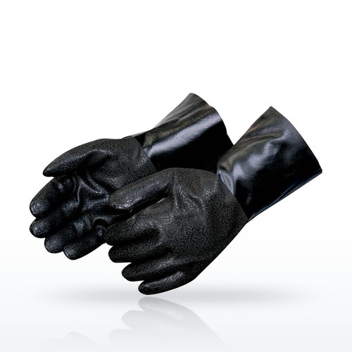 Liberty Safety 14" Rough Finish Black PVC Gloves