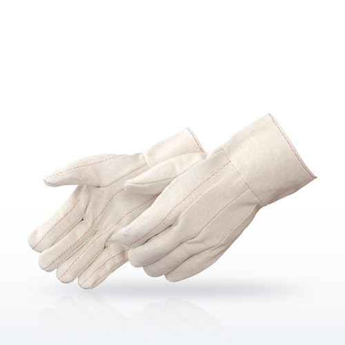 Liberty Safety 20 oz. Cotton/Polyester Double Palm with Band Top Gloves